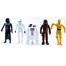 PopŞeker Star Wars Darth Vader, Stormtrooper, Chewbacca, R2-D2, C-3po Yıldız Savaşları Karakterleri Seti