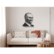 Dekadron Atatürk Metal Duvar Dekoru