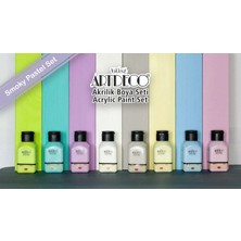 Artdeco Akrilik Boya 8x75ml Pastel Smoky Renkler Set