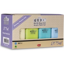 Artdeco Akrilik Boya 8x75ml Pastel Smoky Renkler Set