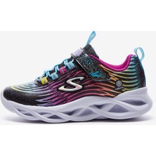 Skechers Büyük Kız Çocuk Siyah Işıklı Spor Ayakkabı