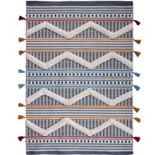 Marka Dekor Fresco 8024 Renkli Pamuk Kilim