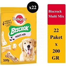 Pedigree Köpek Ödül Maması Biscrok 200GR x 22 Adet