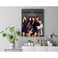 Satürn Design Blackpink In Your Area Kanvas Tablo 40 x 55 cm