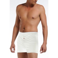 Yeni Çift Kaplan 805 Erkek Penye %100 Pamuk Rahat Kesim Düğmeli Boxer