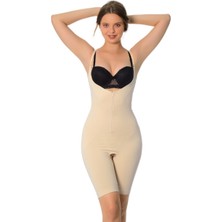 Ince Yaşam Agraflı Tüm Vücut Korse Ten Renk %100 Etkili