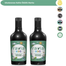 Ravla 2'li Ürün - Kids Yüksek Polifenollü Organik Naturel Sızma Zeytinyağı 500ml