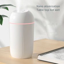 Hainan Shenda 400ML Usb'li Işıklı Sessiz Hava Nemlendirici - Beyaz  (Yurt Dışından)