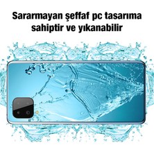 Ally Sm Galaxy A22 4g Kılıf Kamera Korumalı Ultra Ince Şeffaf Silikon Kılıf