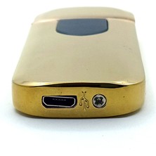 Silvio Monetti Parmak İzli Dokunmatik USB Şarjlı Anti-Rüzgar Elektronik Çakmak