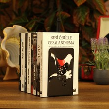 Hobi Demir Sanat Siyah Kuş Desenli Model Kitap Desteği 2'li