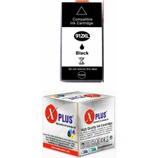 Xplus 912XL-917XL 3YL84AE HP Officejet Pro 8014 All-In-One Siyah Muadil Kartuş 1.500 Sayfa Chipli