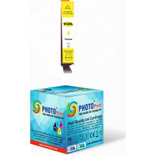 Photo Print 912XL-917XL 3YL83AE HP Officejet Pro 8024E All-In-One Sarı Muadil Kartuş 825 Sayfa Chipli