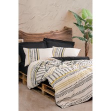 Cotton Box Ethnic Çift Kişilik Nevresim Takımı Elvira Siyah