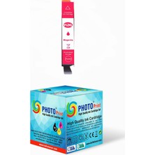 Photo Print 912XL-917XL 3YL82AE HP Officejet Pro 8015 All-In-One Kırmızı Muadil Kartuş 825 Sayfa Chipli