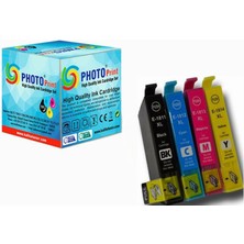 Photo Print Photo Print® Epson Expression Home XP-420 Muadil Kartuş Set 4 Renk Takım 18XL T1811-1814XL