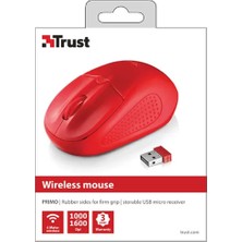 Trust 20787 Primo Kablosuz Mouse Kırmızı