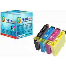 Photo Print Photo Print® Epson Workforce WF-2650DWF Uyumlu 4 Renk Muadil Kartuş Seti
