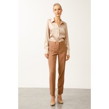 Ekol Kadın Bilek Boy Pantolon 6051021 Camel