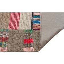 Sempati Halı Özel Patchwork Eskitme El Dokuma Halı  167 x 215 cm 6133