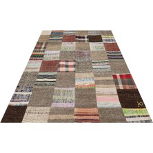 Sempati Halı Klasik Modern Patchwork Eskitme El Dokuma Halı  170 x 232 cm 6136
