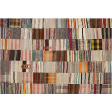 Sempati Halı Eskitme Patchwork %100 El Dokuma Halı  202 x 300 cm 6166