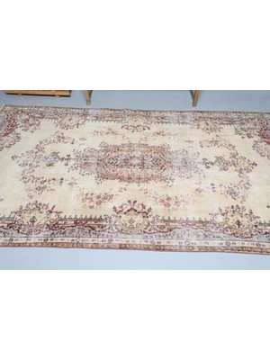 Kayra Export Türk Halısı, Eskitme Halı, Halı, 160 x 295  cm  Bej Halı, Ofice Salon Halı, Dekoratif Büyük Halı,  9156