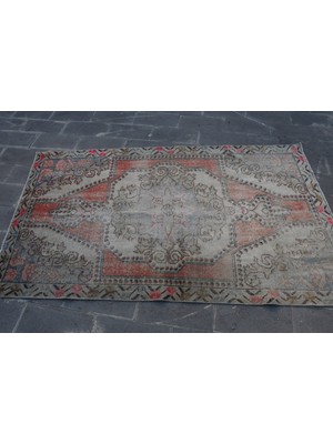 Kayra Export Türk Halısı, Eskitme Halı, Halı, 121 x 212  cm  Turuncu Halı,  Banyo Halı, El Yapımı Alan Halı,  268