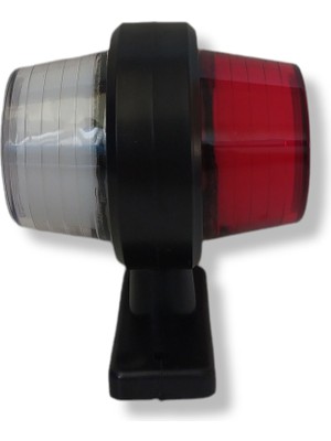 Hilal Shops Neon Ayna Altı Küpe Takoz Kırmızı Beyaz 2'li