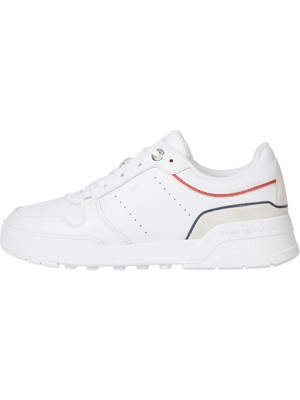 Tommy Hilfiger Low Cut Basket Beyaz Kadın Sneaker