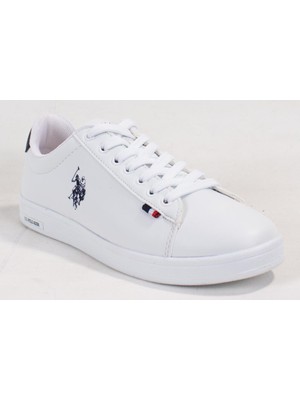 U.S. Polo Assn. Franco Beyaz Lacivert Günlük Kadın Spor Ayakkabı
