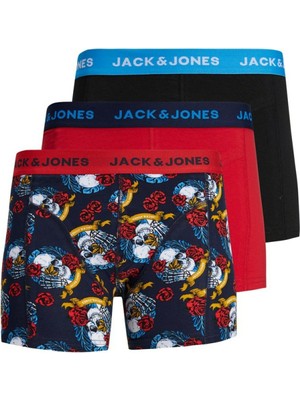 Jack & Jones Lımıt 3 Lü Paket Erkek Boxer 12211159