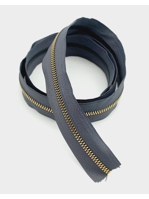 Angel Çanta Aksesuar Ortası Gold Fermuar 100 cm Gri Renk