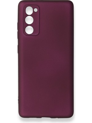 Apsuwa   Apsuwa Samsung Galaxy S20 Fe Kılıf Ultra Elastik Silikon Rubber Premier Mürdüm