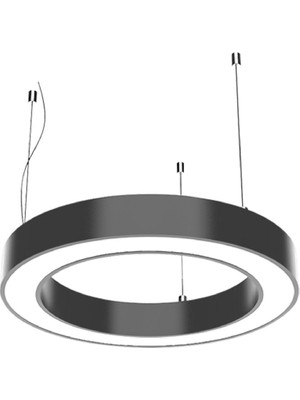 Ledhouse 40 cm Simit Dekoratif LED Sarkıt Yuvarlak Armatür Avize Aydınlatma 4000K