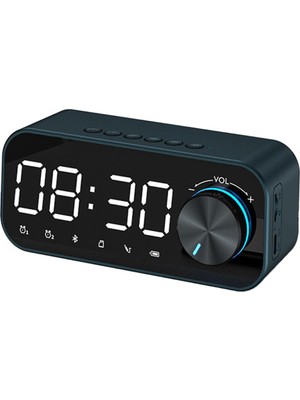 Upway Dijital Çalar Saat LED Ekran Bluetooth Hoparlör Mp3 Fm Radyo Alarm Masa Saati