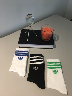 Ays Socks Boutique 3'lü Tenis Boy Üç Çizgili Renkli Çorap