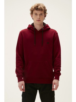 Bad Bear Bad Neck Hoodıe Bordo Erkek Sweatshirt 22.02.12.032-C65