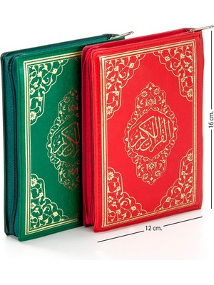 Kuranı Kerim - Sade Arapça - Suni Deri Çantalı - Çanta Boy -  - Bilgisayar Hatlı