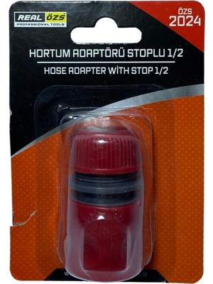 Real Özs Hortum Adaptörü Stoplu 1/2'' 2024