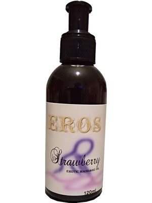 Eros Çilek Masaj Yağı 120ML / Eros Strawberry Massage Oil 120ML