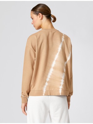 Koton Koton Batik Desenli Sweatshirt Pamuklu
