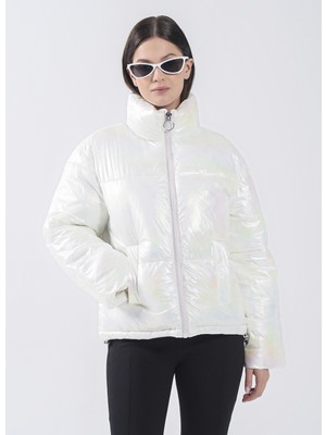 Koton Şişme Mont Dik Yaka Fermuarlı