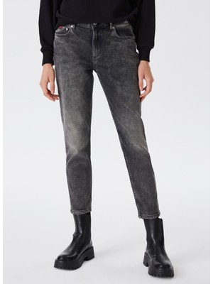 Lee Cooper Normal Bel Ankle Paça Rahat Kadın Denim Pantolon 231 Lcf 121026 Funny Easter Venom