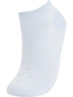 DeFacto Kadın 5'li Pamuklu Patik Çorap N0579AZNS