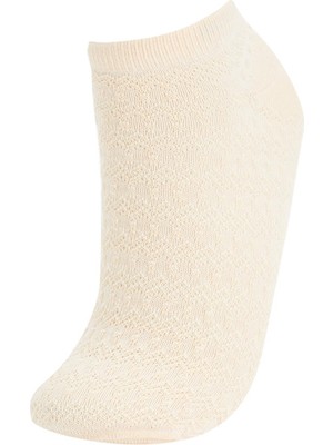 DeFacto Kadın 5'li Pamuklu Patik Çorap N0579AZNS