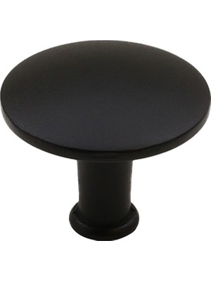 Nzb Düğme Kulp Çekmece Dolap Kapak Kulpu Kulbu Metal Mat Siyah