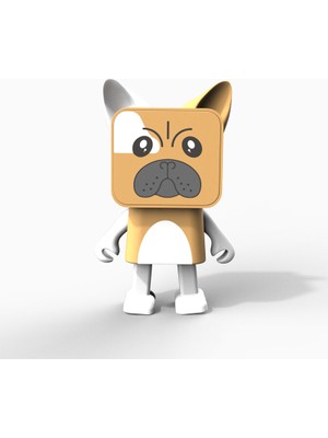 Dans Eden Hayvanlar Bluetooth Hoparlör - Bulldog