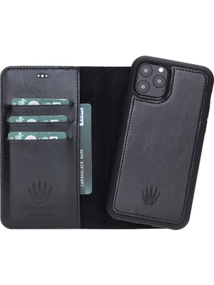 Watch of Royal Magıc Wallet Apple iPhone 11 Pro Black Cuzdan + Kılıf