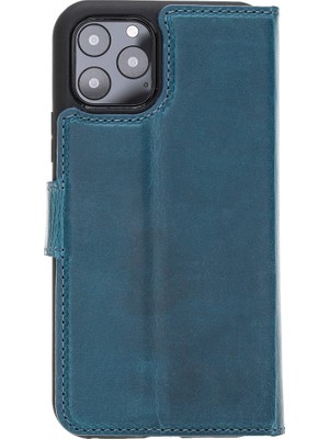 Watchofroyal Magıc Wallet Apple iPhone 11 Pro Turkuaz Cuzdan + Kılıf